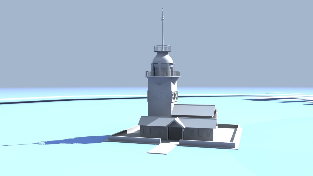 Adana Sabancı Merkez Cami, Taş Köprü ve Kız Kulesi Modelleme | Vedat ŞEKER