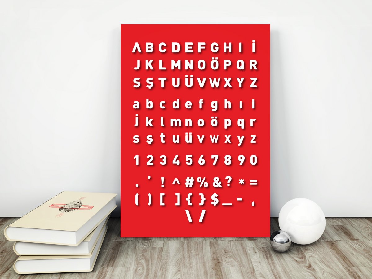 Artos font tasarımı - Vedat ŞEKER