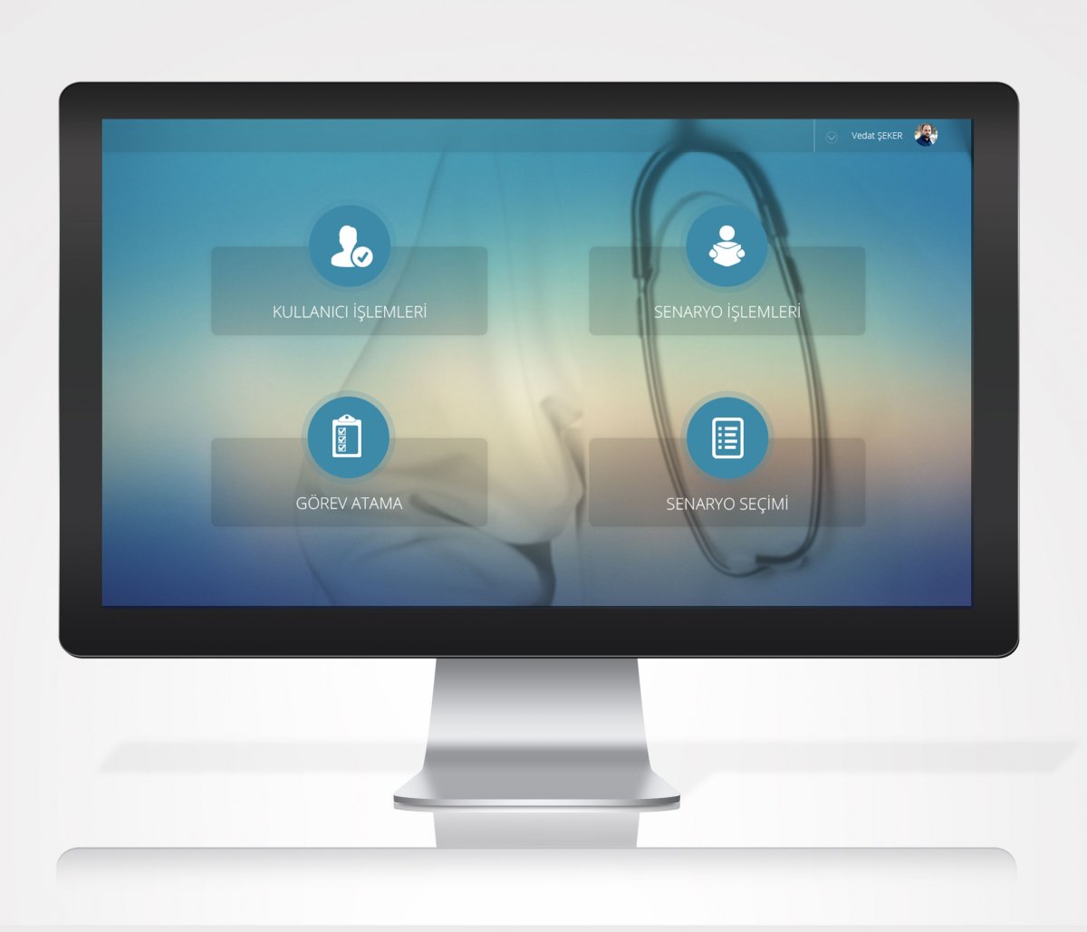 Kuartek proje tasarım ameliyat simülasyonu arayüzü | Vedat ŞEKER