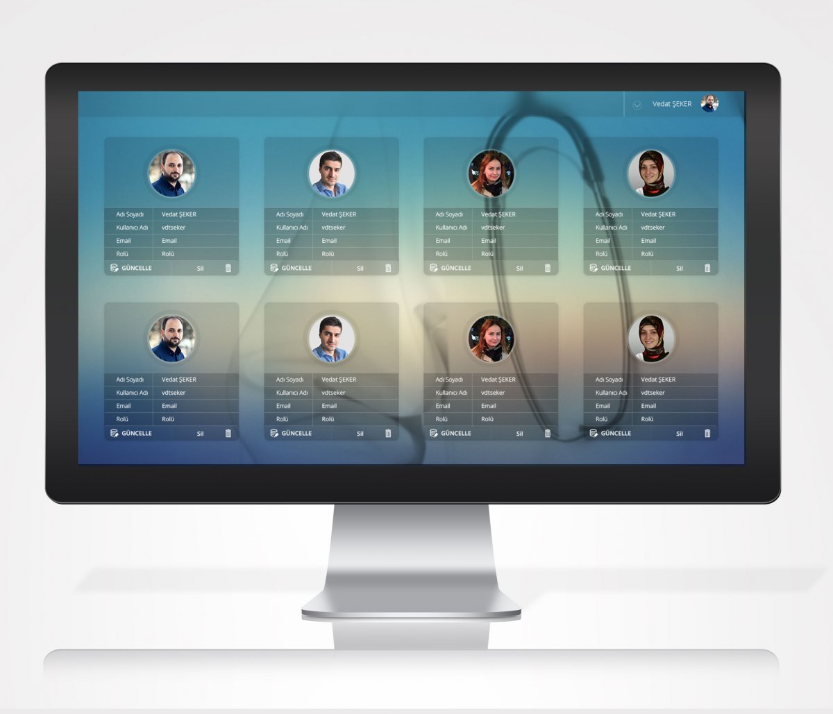 Kuartek proje tasarım ameliyat simülasyonu arayüzü | Vedat ŞEKER