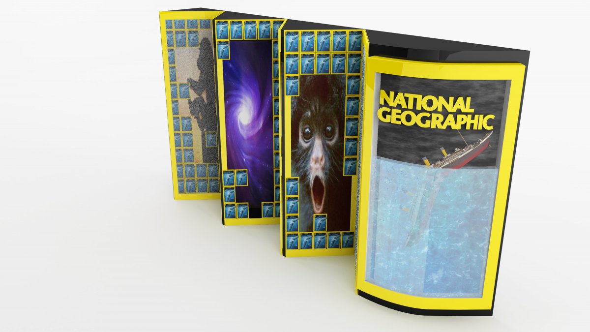 national geographic stand tasarımı, endüstriyel, modelleme | Vedat ŞEKER