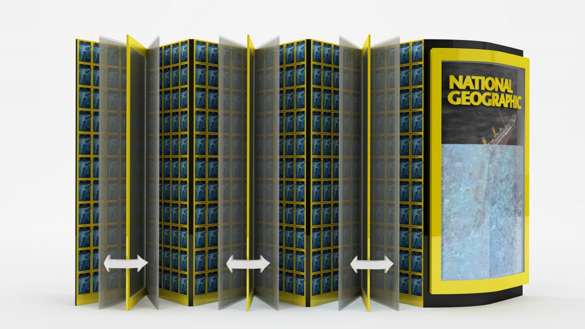national geographic stand tasarımı, endüstriyel, modelleme | Vedat ŞEKER