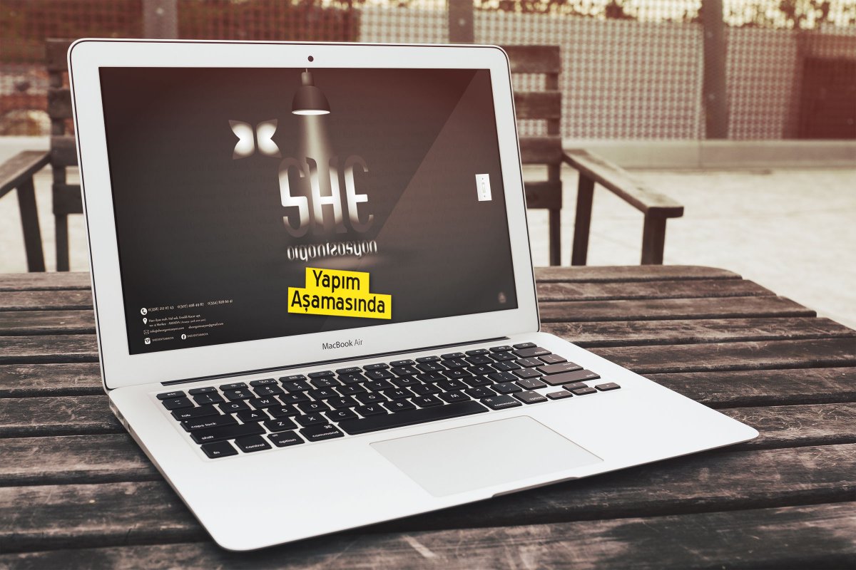 She organizasyon Amasya yapım aşamasında sayfası | Vedat ŞEKER